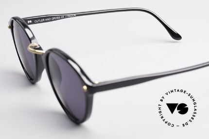 Cutler And Gross 0249 90's Panto Sunglasses Vintage, never worn; like all our vintage Cutler & Gross eyewear, Made for Men and Women