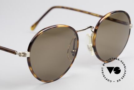 Cutler And Gross 0110 90's Round Designer Sunglasses, NO RETRO fashion, but a unique 20 years old Original!, Made for Men and Women