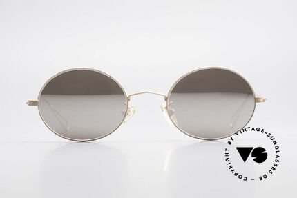Cutler And Gross 0305 Oval Sunglasses With Clip On, Size: medium, Made for Men and Women