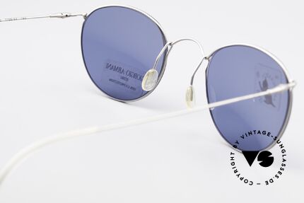Giorgio Armani 3006 Wire Sunglasses Panto Style, sun lenses can be replaced with prescription lenses, too, Made for Men