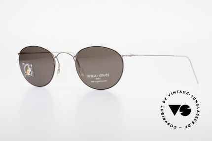 Giorgio Armani 3006 Vintage Panto Wire Glasses, Giorgio Armani sunglasses, model 3006-S, col. T-105, Made for Men