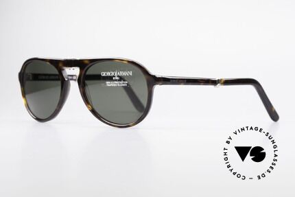 Giorgio Armani 2522 Folding Aviator Sunglasses, very elegant frame coloring and design (size 52-19), Made for Men and Women