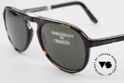 Giorgio Armani 2522 Folding Aviator Sunglasses, unworn (like all our vintage Armani designer frames), Made for Men and Women