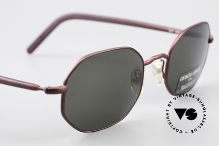 Giorgio Armani 664 Octagonal Vintage Sunglasses, NO RETRO SUNGLASSES, but true 90's commodity, Made for Men and Women