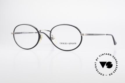 Giorgio Armani 235 Oval Vintage 80's Eyeglasses, vintage designer eyeglass-frame by GIORGIO Armani, Made for Men and Women