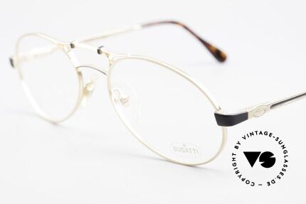 Bugatti 13411 Vintage Men's Eyeglass Frame, neat spring hinges and crafting at the highest standard, Made for Men