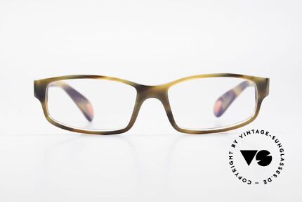 Bugatti 322 Odotype Eyeglass Frame Horn Optic, distinctive design of the ODOTYPE SERIES, Made for Men