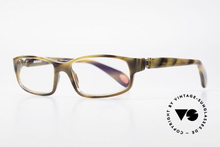 Bugatti 322 Odotype Eyeglass Frame Horn Optic, ergonomic frame with 180°-spring hinges!, Made for Men