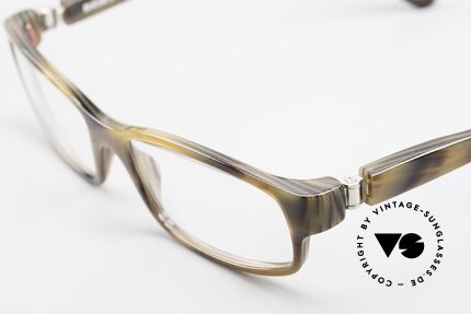 Bugatti 322 Odotype Eyeglass Frame Horn Optic, very special lens construction; TOP comfort, Made for Men