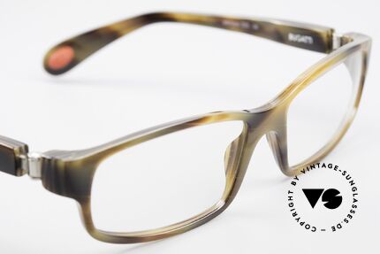 Bugatti 322 Odotype Eyeglass Frame Horn Optic, a 15 years old original in unworn condition, Made for Men