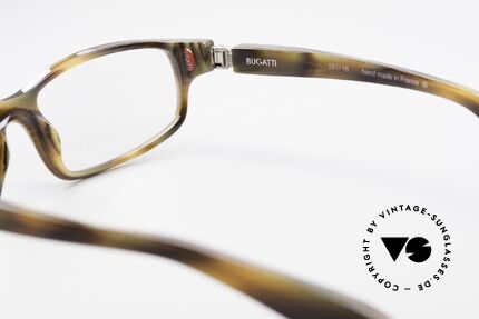 Bugatti 322 Odotype Eyeglass Frame Horn Optic, very elegant frame pattern looks like horn, Made for Men