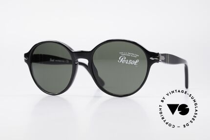 Persol 2988 Round Unisex Sunglasses, model 2988: elegant round sunglasses by Persol, Made for Men and Women