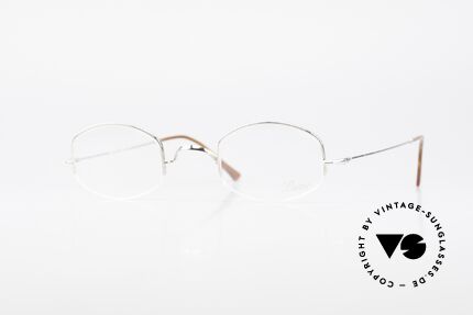 Lunor String Semi Rimless Vintage Frame Details
