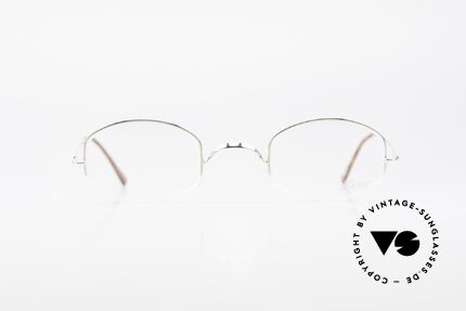 Lunor String Semi Rimless Vintage Frame, traditional German brand; quality handmade in Germany, Made for Men and Women