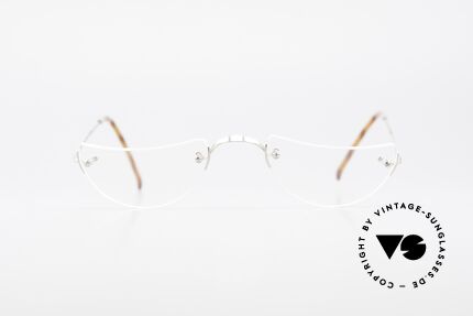 Lunor Classic Reading Rimless Reading Eyeglasses, traditional German brand; quality handmade in Germany, Made for Men and Women
