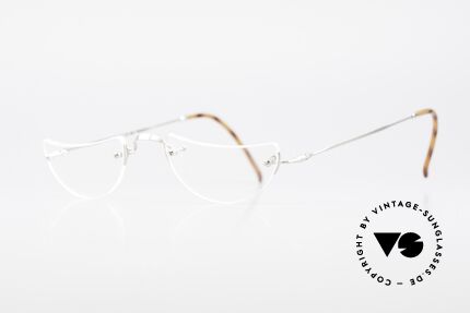 Lunor Classic Reading Rimless Reading Eyeglasses, well-known for the "W-bridge" & the plain frame designs, Made for Men and Women