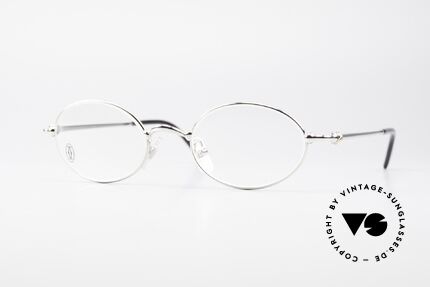 Cartier Filao Oval Frame Luxury Platinum Details