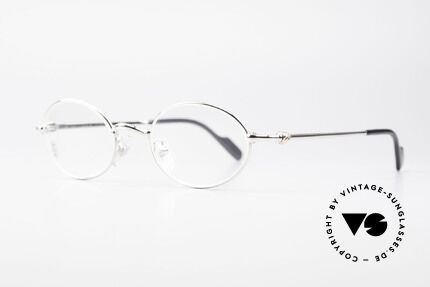 Cartier Filao Oval Frame Luxury Platinum, costly 'Platine Edition' (frame with platinum finish), Made for Men and Women