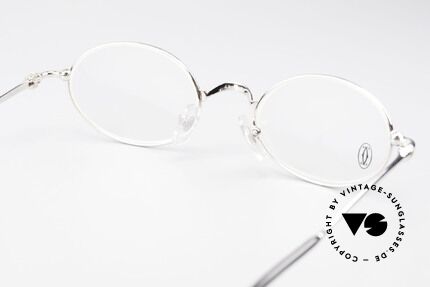Cartier Filao Oval Frame Luxury Platinum, the metal frame can be glazed with lenses of any kind, Made for Men and Women