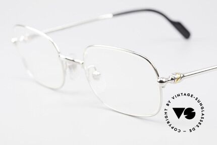 Cartier Deimios Square Frame Luxury Platinum, unworn luxury frame with original box and booklets, Made for Men and Women