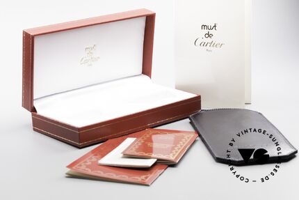 Cartier Deimios Square Frame Luxury Platinum, NO retro eyeglasses; an old original from app. 1999!, Made for Men and Women