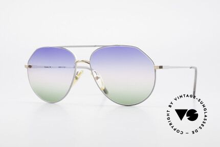 Casanova 6052 Titanium Aviator Sunglasses, ultra rare CASANOVA aviator sunglasses of the 80's, Made for Men and Women