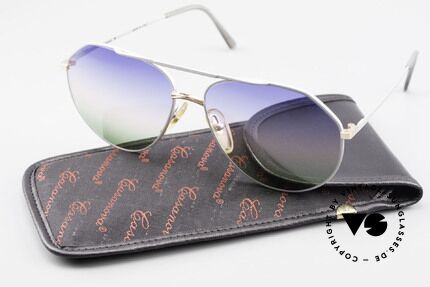 Casanova 6052 Titanium Aviator Sunglasses, NO retro specs, but a unique old designer original!, Made for Men and Women