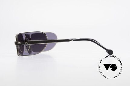 L.A. Eyeworks FONTANA 401 Side Shield Steampunk Frame, the strong patina makes this frame even more special, Made for Men and Women