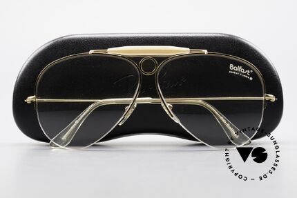 Ray Ban Balfast 809 Gold Doublé Old Vintage Frame, mod. 809 = aviator design with 'bullet hole' in 62mm, Made for Men