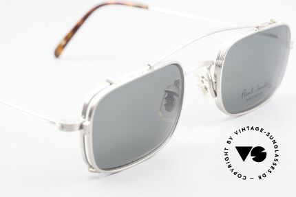 Paul Smith PS101 Square Vintage Frame Clip On, UNWORN square frame with practical Clip-On (100% UV), Made for Men and Women