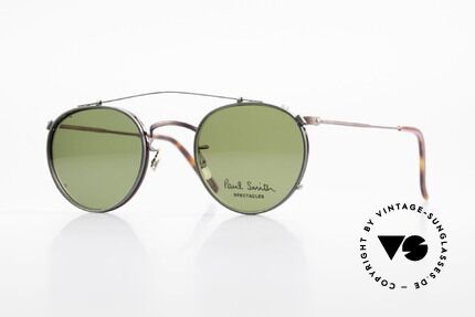 Paul Smith PSR102 Panto Vintage Frame Clip On, Paul Smith vintage glasses from the late 80's/early 90's, Made for Men and Women