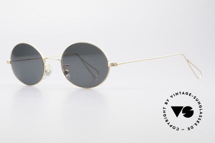 Cutler And Gross 0305 90's Oval Vintage Sunglasses, stylish & distinctive in absence of an ostentatious logo, Made for Men and Women