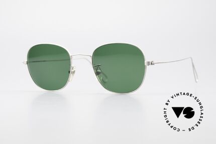 Cutler And Gross 0307 Classic Vintage Sunglasses, CUTLER and GROSS designer shades from the late 90's, Made for Men and Women
