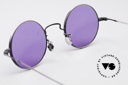 Cutler And Gross 0408 90's Round Vintage Sunglasses, never worn; like all our vintage Cutler & Gross eyewear, Made for Men and Women