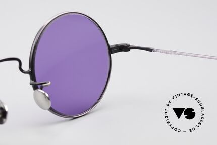 Cutler And Gross 0408 90's Round Vintage Sunglasses, NO RETRO fashion, but a unique 20 years old Original!, Made for Men and Women