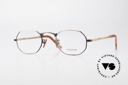 Eyevan DD16 Octagonal Designer Frame, vintage EYEVAN designer glasses from the 80's/90's, Made for Men and Women