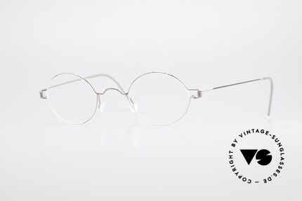 Lindberg Corona Air Titan Rim Round Titanium Frame Unisex, LINDBERG Air Titanium Rim eyeglasses in size 40-24, Made for Men and Women