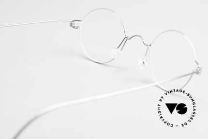 Lindberg Corona Air Titan Rim Round Titanium Frame Unisex, Size: small, Made for Men and Women