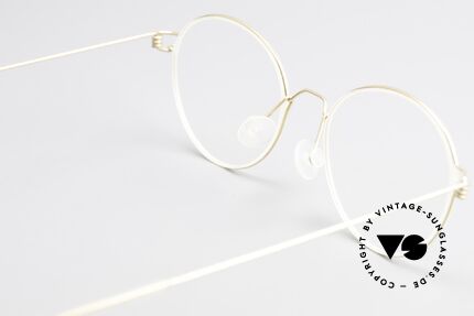 Lindberg Panto Air Titan Rim Classic Unisex Eyeglasses, simple & strong frame: free from screws, rivets & welds, Made for Men and Women