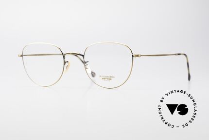 Oliver Peoples OP77AG Vintage 80's Frame Panto Style, 80's UNISEX (ladies/men) glasses by Oliver Peoples, Made for Men and Women
