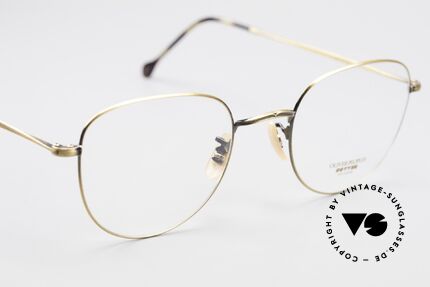 Oliver Peoples OP77AG Vintage 80's Frame Panto Style, unworn rarity (like all our vintage O. Peoples glasses), Made for Men and Women