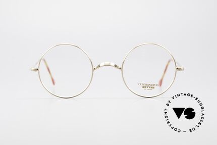 Oliver Peoples OP84BG Small Round Designer Glasses, luxury glasses: a lifestyle that is distinctly Los Angeles, Made for Men and Women