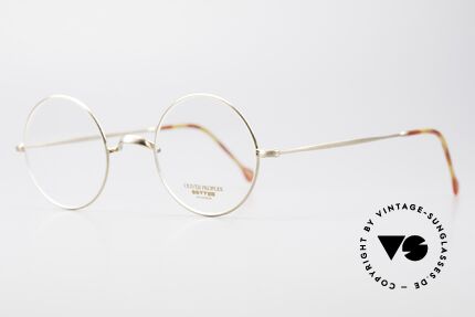 Oliver Peoples OP84BG Small Round Designer Glasses, small model (116mm width) timeless in coloring & form, Made for Men and Women