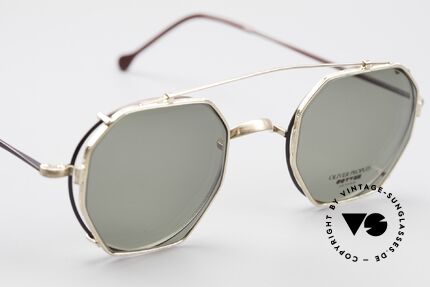 Oliver Peoples OP80BG 90's Vintage Frame Clip On, well, the combination fits & looks cool; one of a kind!, Made for Men and Women
