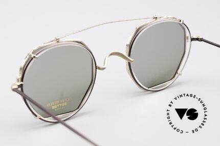 Oliver Peoples OP80BG 90's Vintage Frame Clip On, unworn, NOS (like all our rare Oliver Peoples eyewear), Made for Men and Women