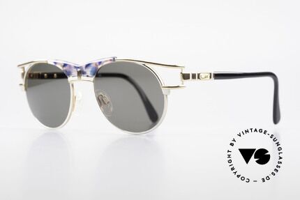Cazal 244 Iconic Vintage Sunglasses 90's, fantastic combination of colours and materials, Made for Men and Women