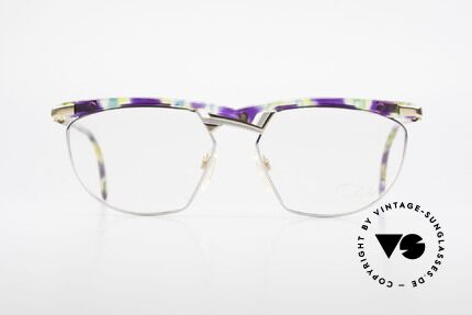 Cazal 252 90's Original True Vintage, fancy combination of colors & materials - true vintage, Made for Men and Women