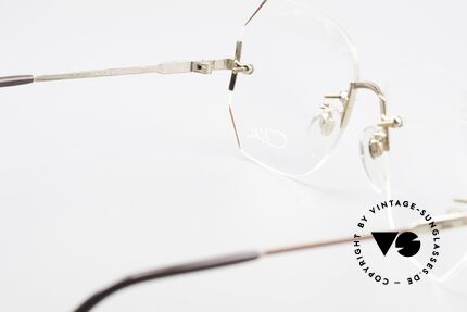 Cazal 216 Rimless Vintage Frame Ladies, NO RETRO glasses, but a rare old 1980's original, Made for Women