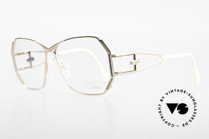 Cazal 225 Old School HipHop Frame 80's, great frame design by Cari Zalloni with fancy temples, Made for Women