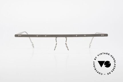 Theo Belgium Tita I3 90's Vintage Eyeglasses Titan, founded in 1989 as 'anti mainstream' eyewear / glasses, Made for Men